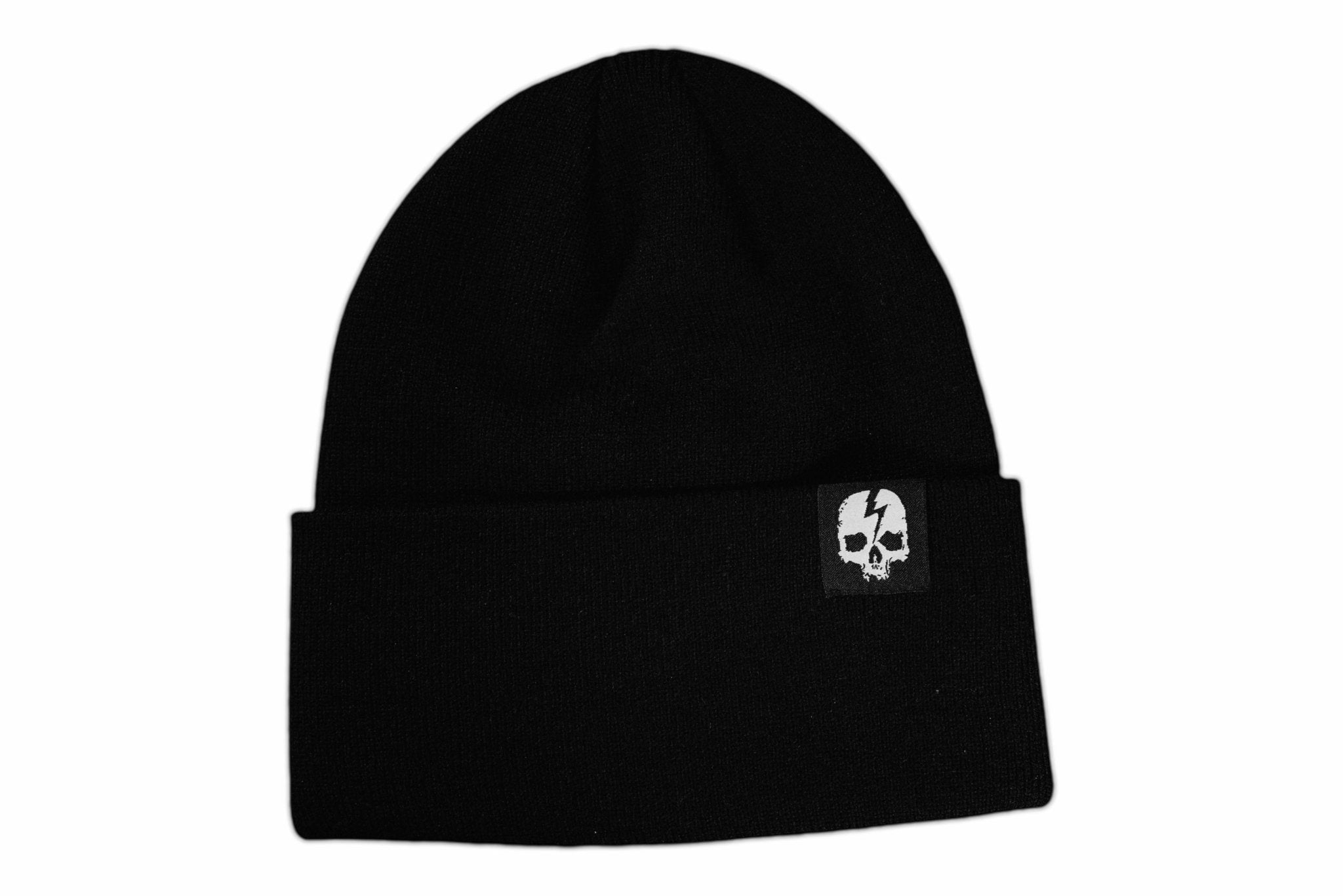 B Logo Skull Cap Beanie Brown