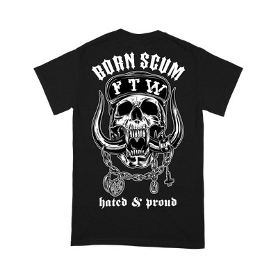 HATED & PROUD T-SHIRT - Born Scum Clothing Co