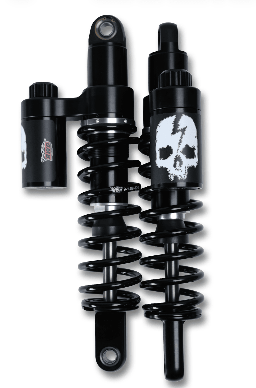 Born Scum x RWD V Twin Suspension Harley Shocks - Born Scum