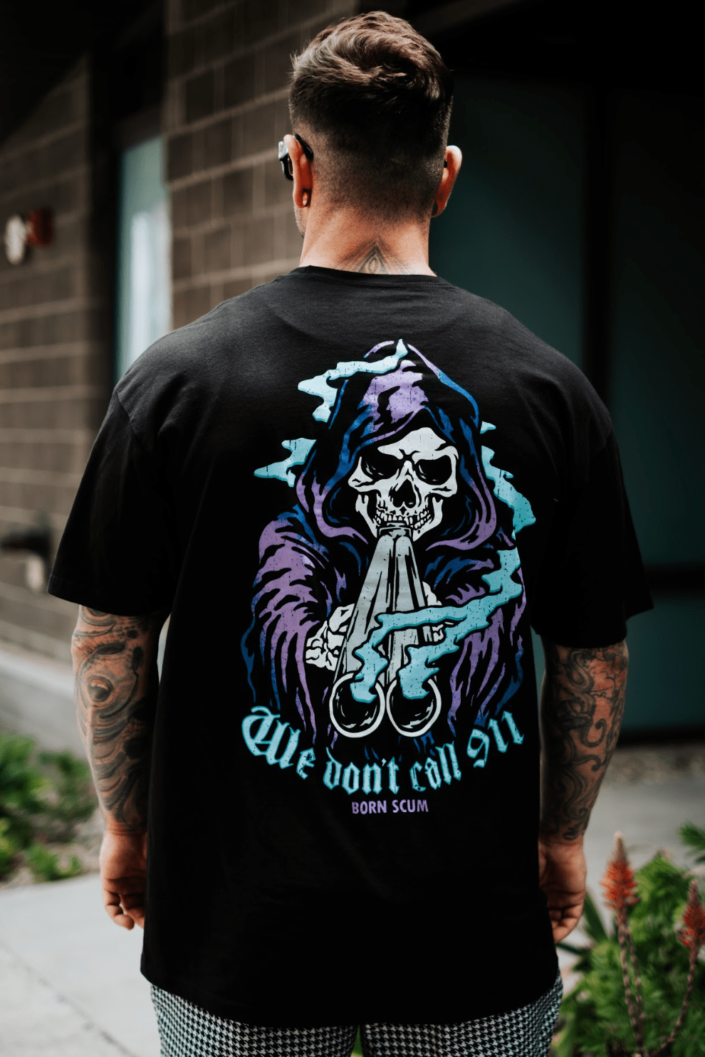 911 T-SHIRT - Born Scum