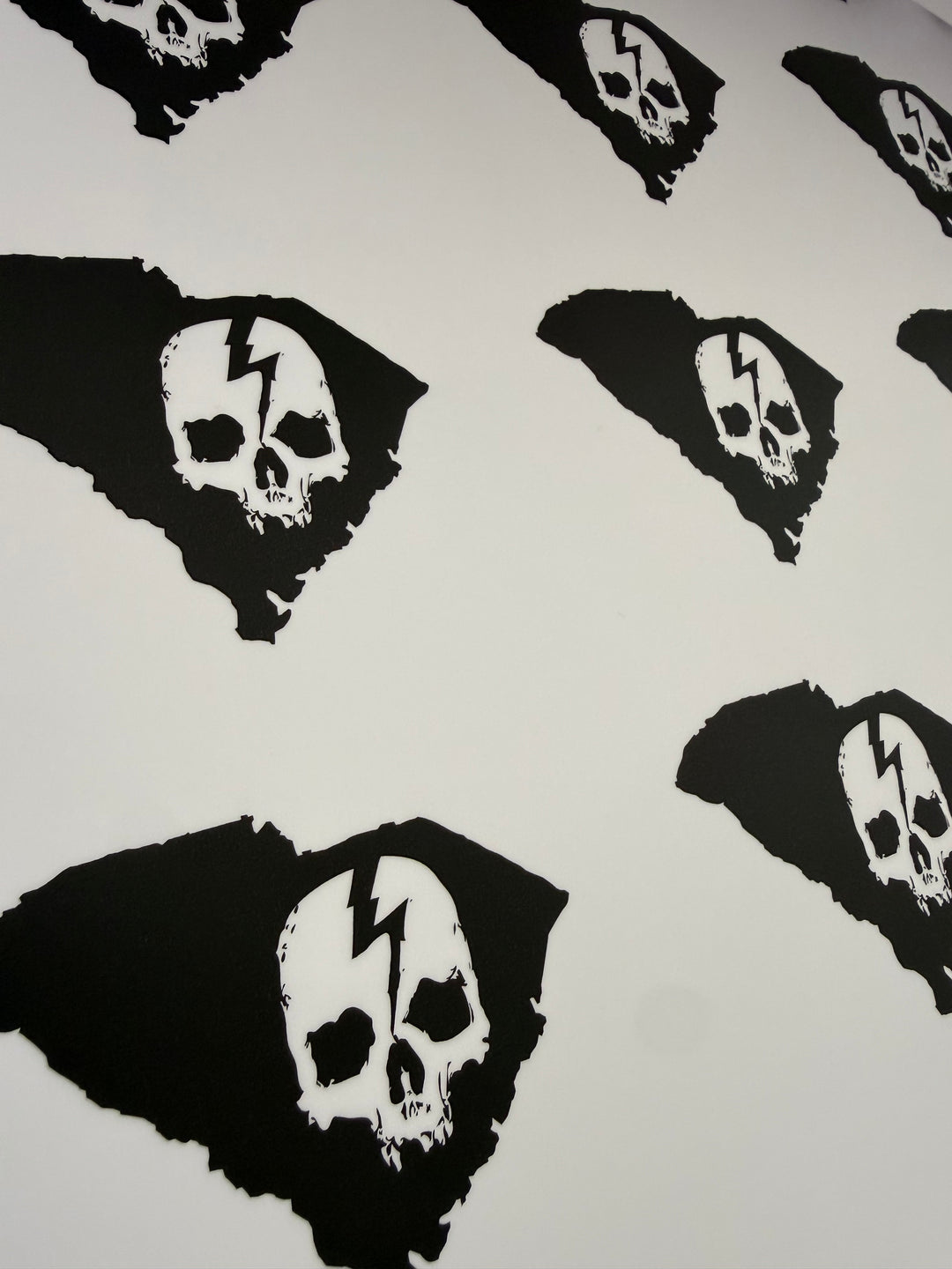 SKULL LOGO STATE STICKERS