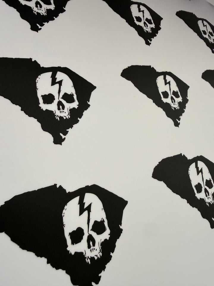 SKULL LOGO STATE STICKERS
