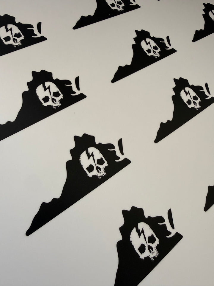 SKULL LOGO STATE STICKERS