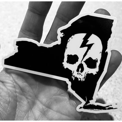 SKULL LOGO STATE STICKERS