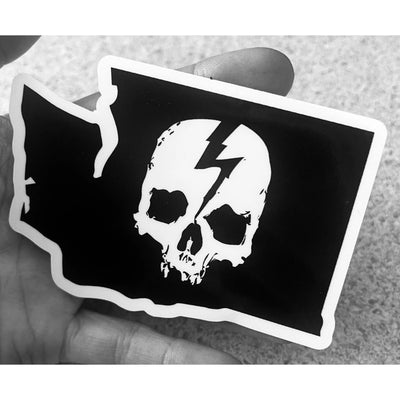 SKULL LOGO STATE STICKERS