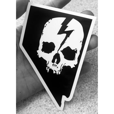 SKULL LOGO STATE STICKERS