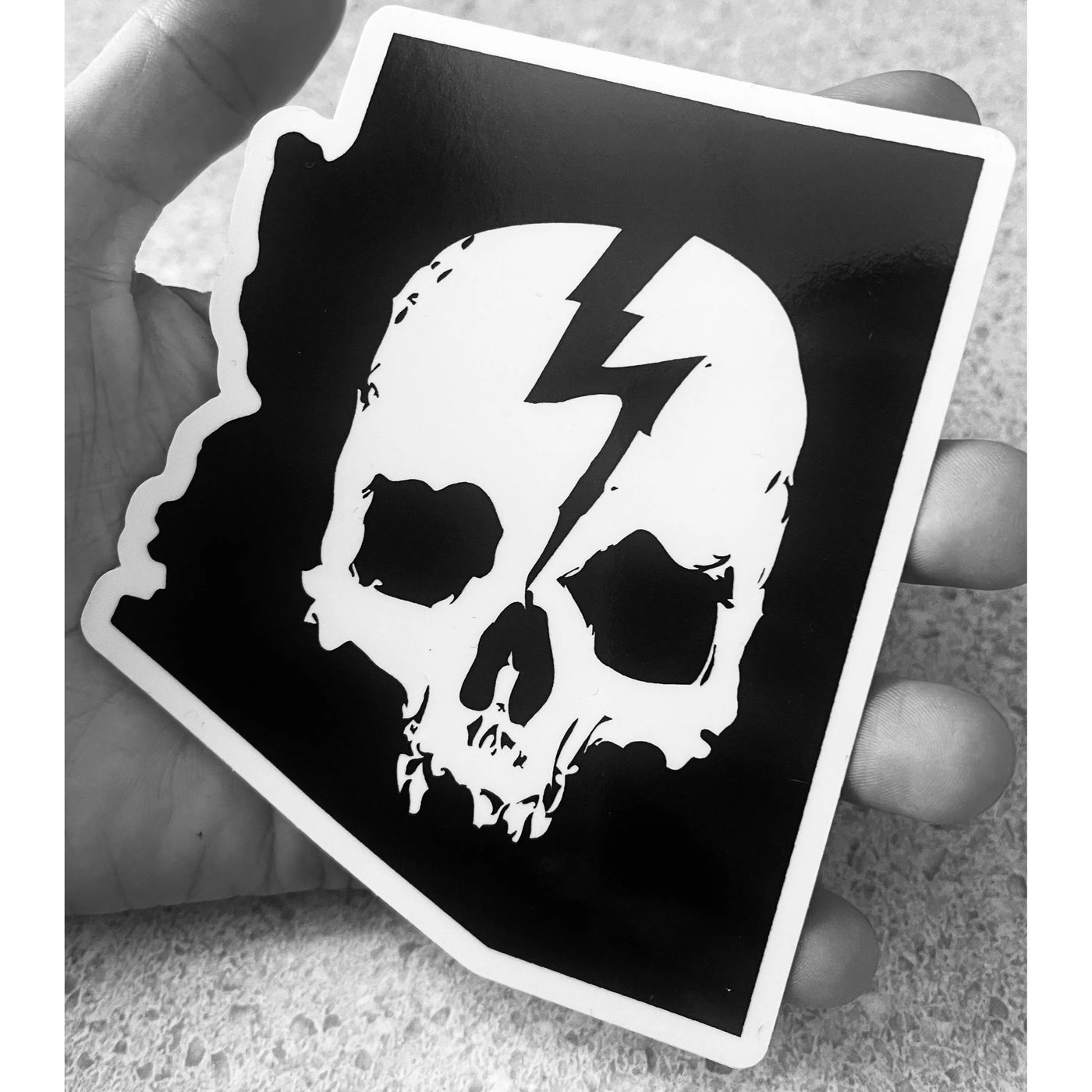 SKULL LOGO STATE STICKERS