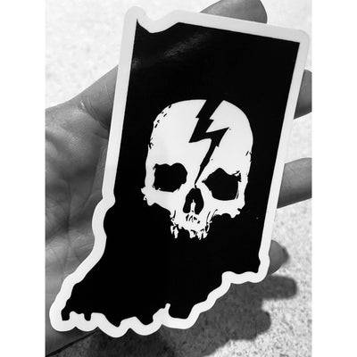 SKULL LOGO STATE STICKERS