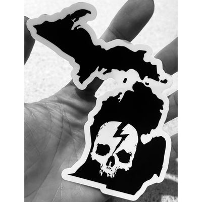 SKULL LOGO STATE STICKERS