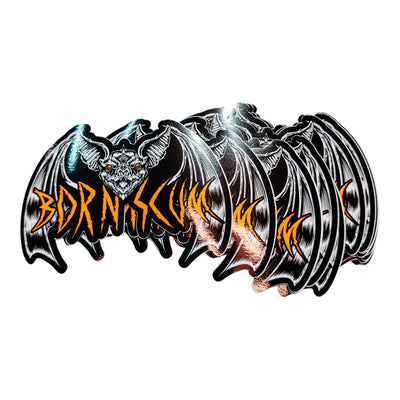 BATWING STICKER - Born Scum