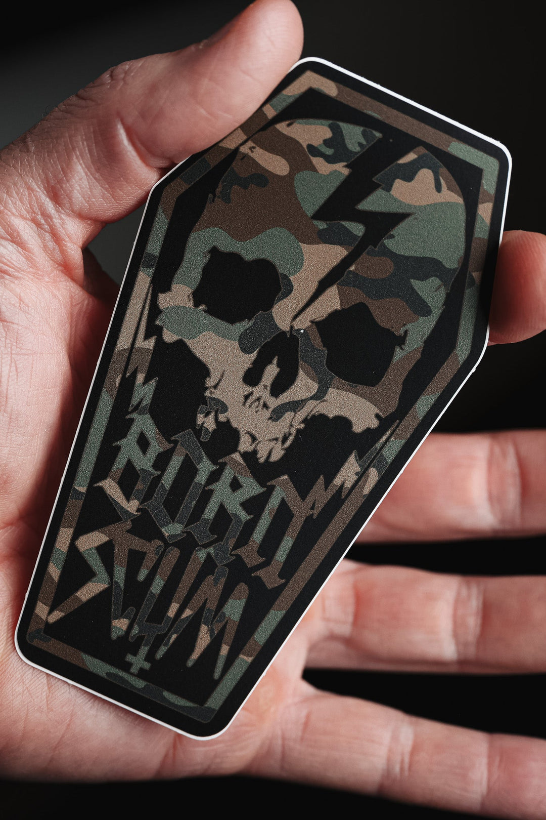 CAMO SKULL COFFIN - Born Scum