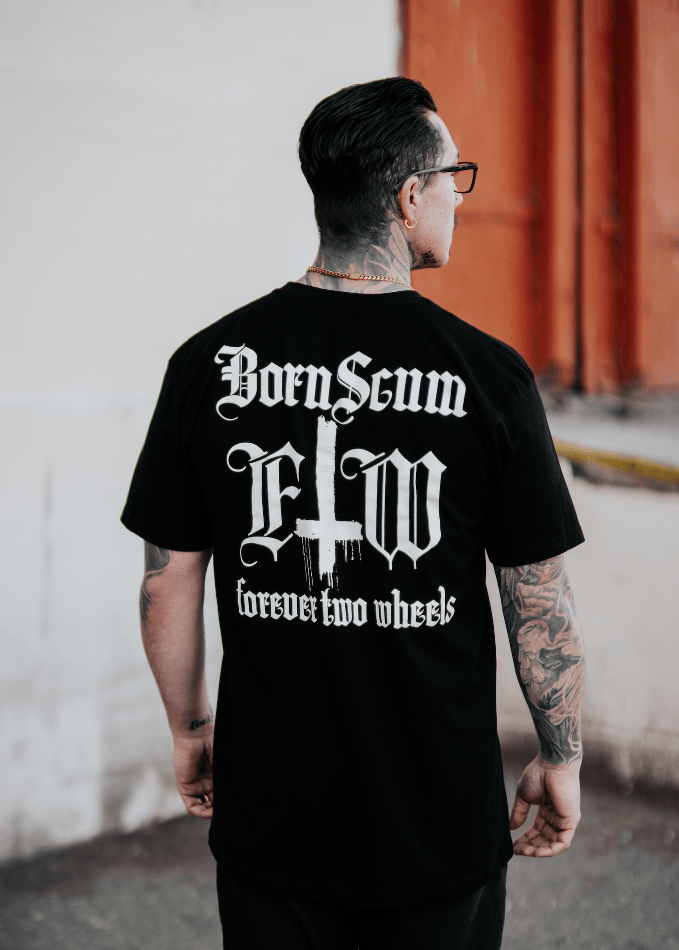 FOREVER TWO WHEELS T - SHIRT - Born Scum