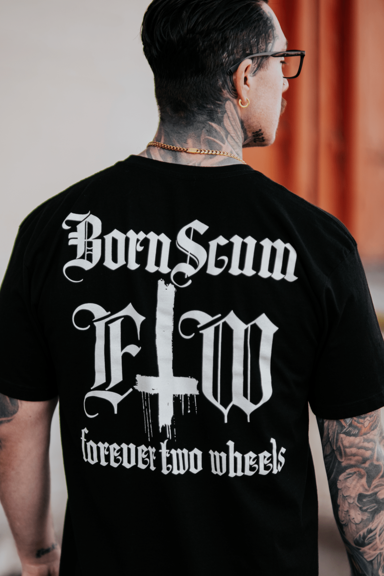 FOREVER TWO WHEELS T - SHIRT - Born Scum