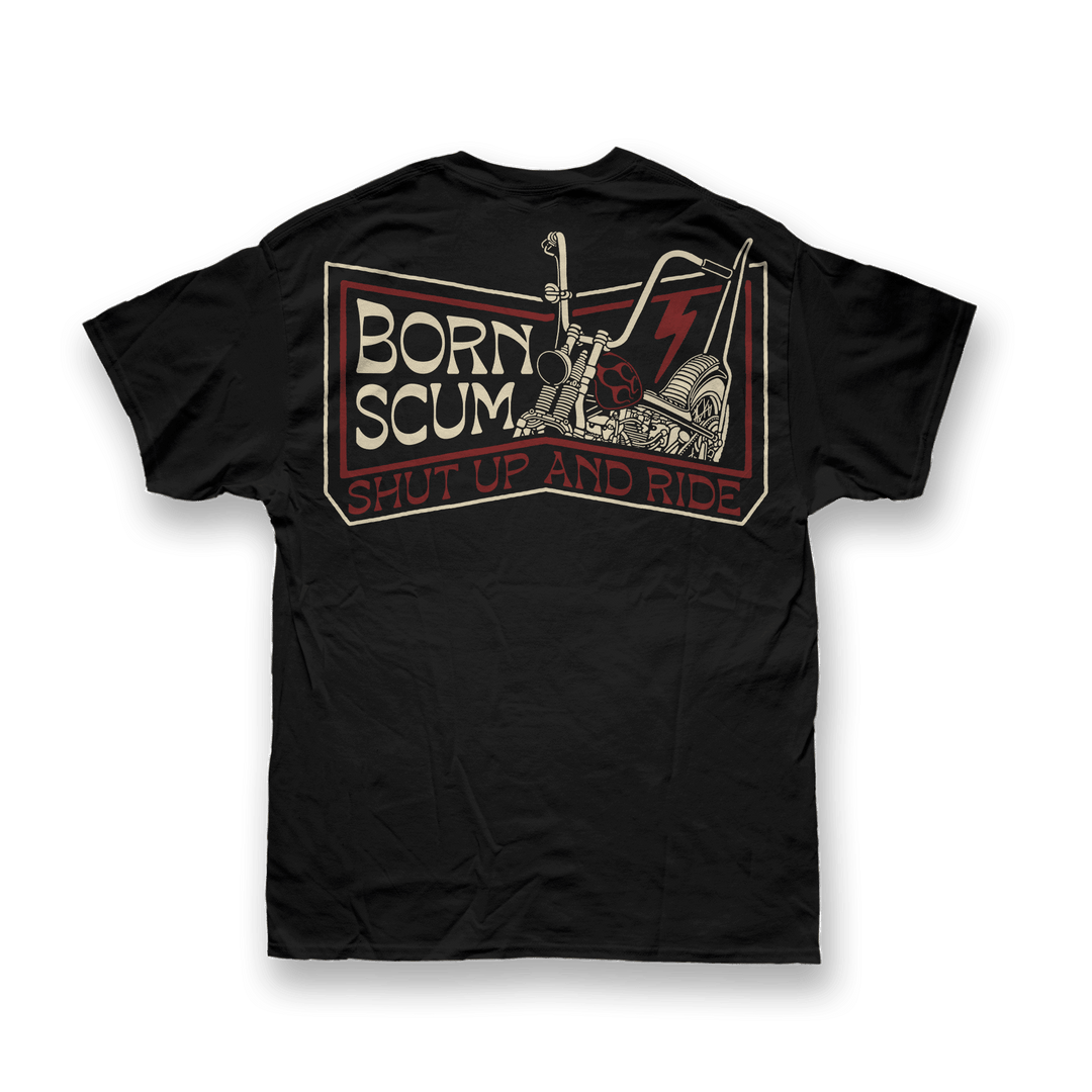 HARD TAIL T - SHIRT - Born Scum