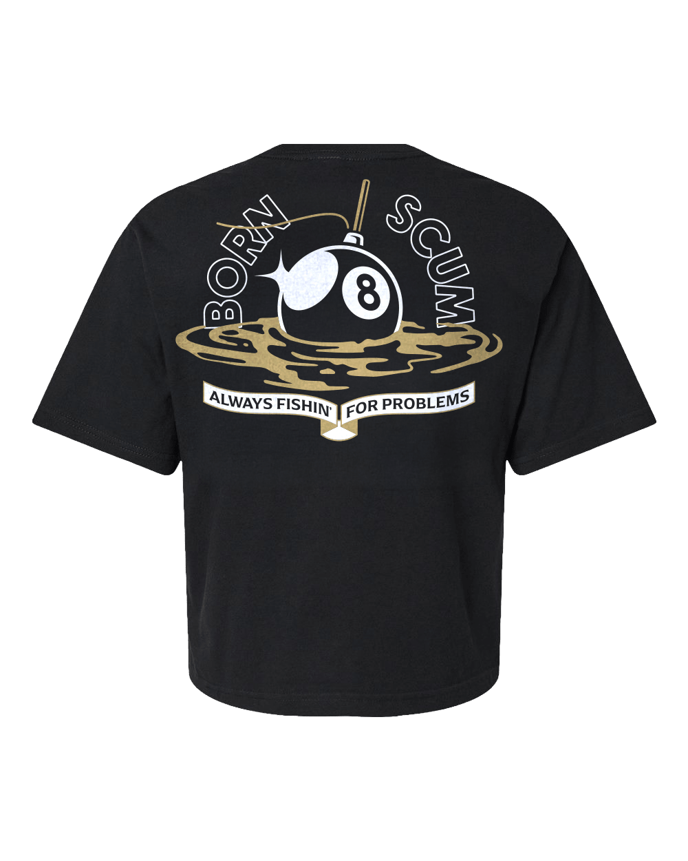 HOOKED ON HURDLES CROP T-SHIRT - Born Scum