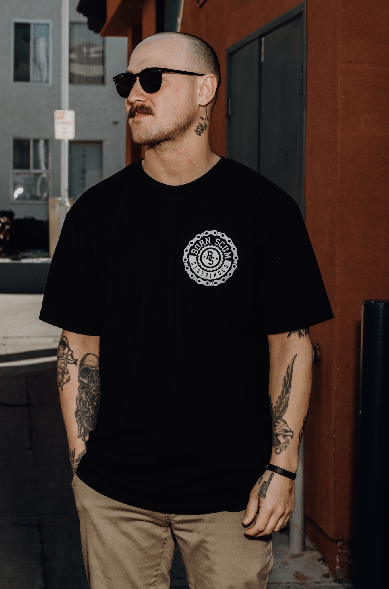 KEEP HARDCORE NEGATIVE T - SHIRT - Born Scum