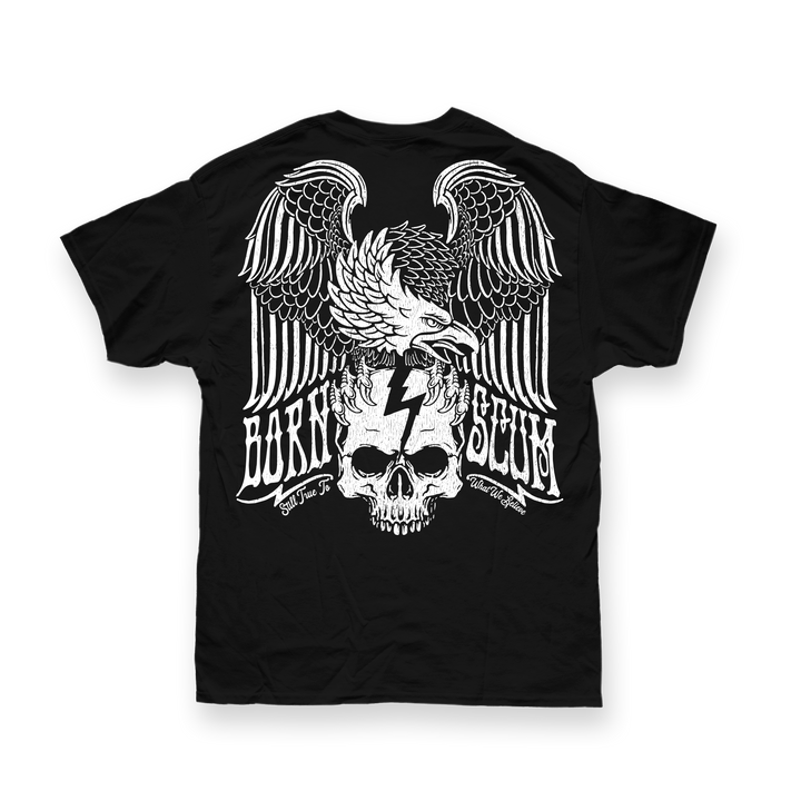 NEVER BACK DOWN T - SHIRT - Born Scum