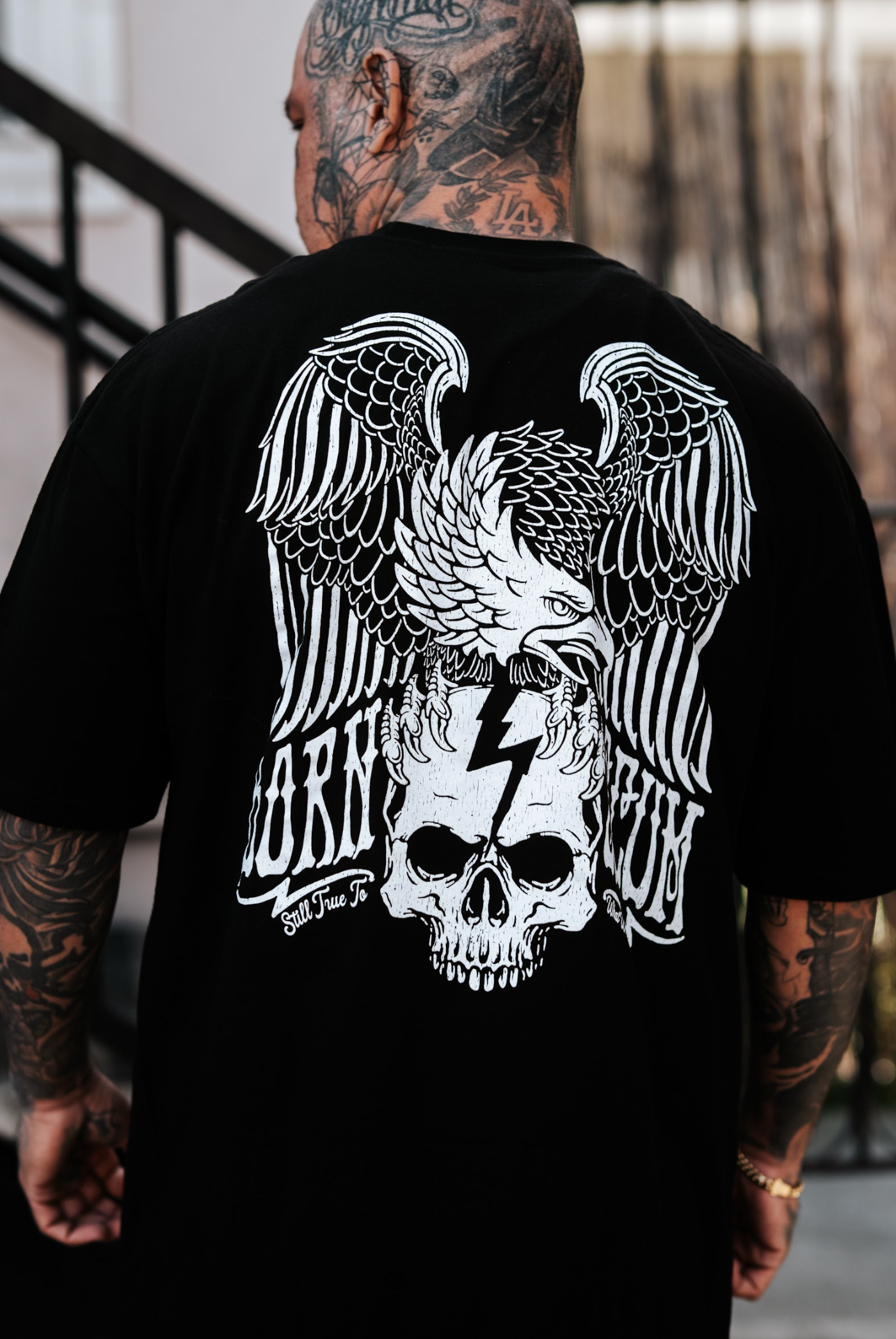 NEVER BACK DOWN T - SHIRT - Born Scum