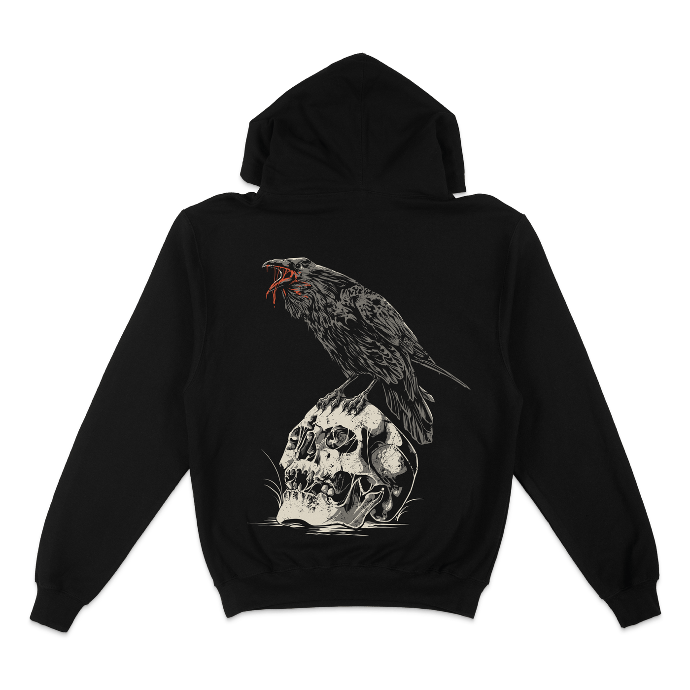 NIGHT RAVEN HOODIE - Born Scum