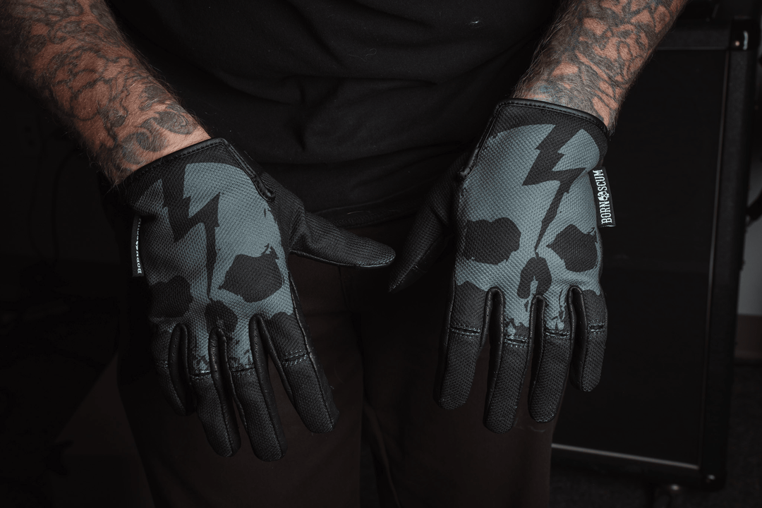 OG MX GLOVES GRAY - Born Scum