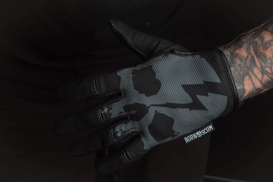 OG MX GLOVES GRAY - Born Scum