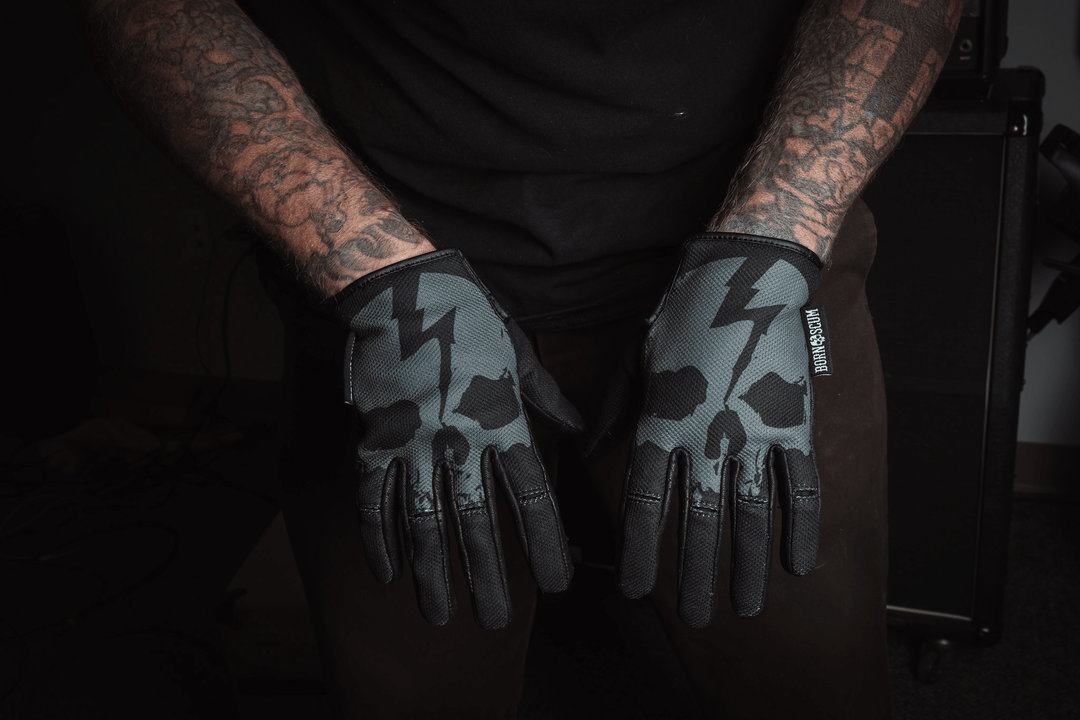 OG MX GLOVES GRAY - Born Scum