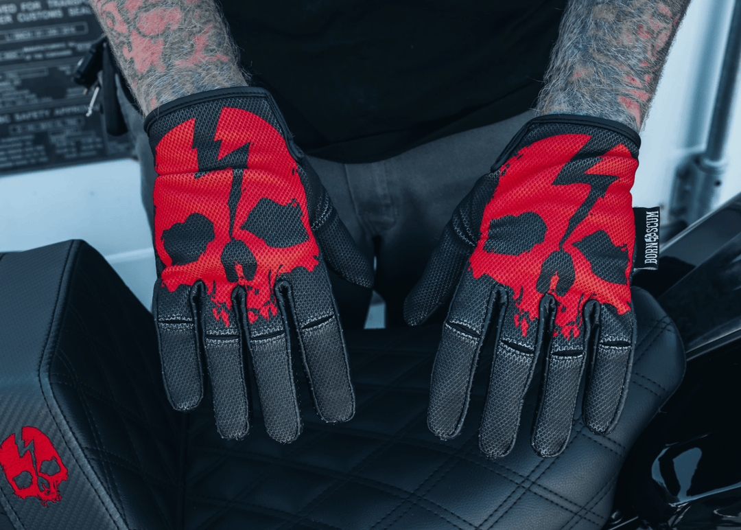 OG MX Gloves Red - Ultimate Comfort and Grip for Riders – Born Scum