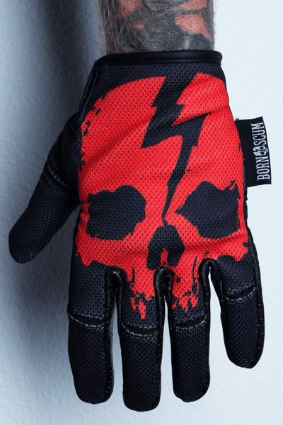 OG MX GLOVES RED - Born Scum