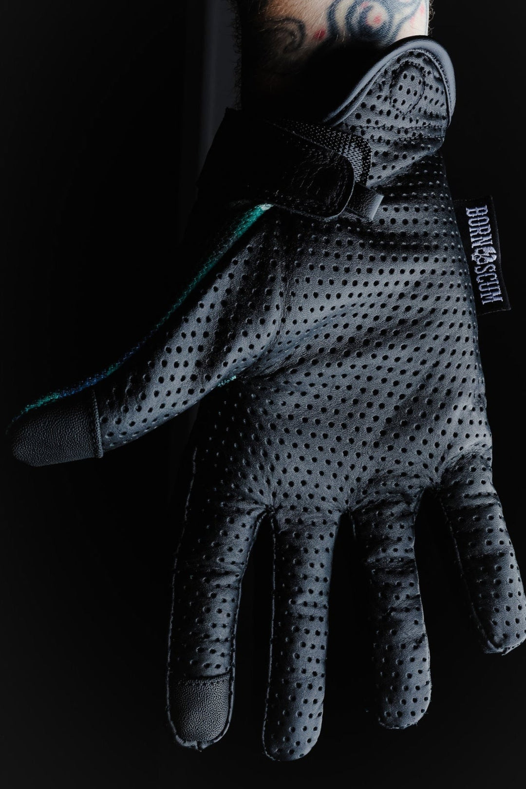 OG MX GLOVES SKULL ORANGE/CAMO - Born Scum