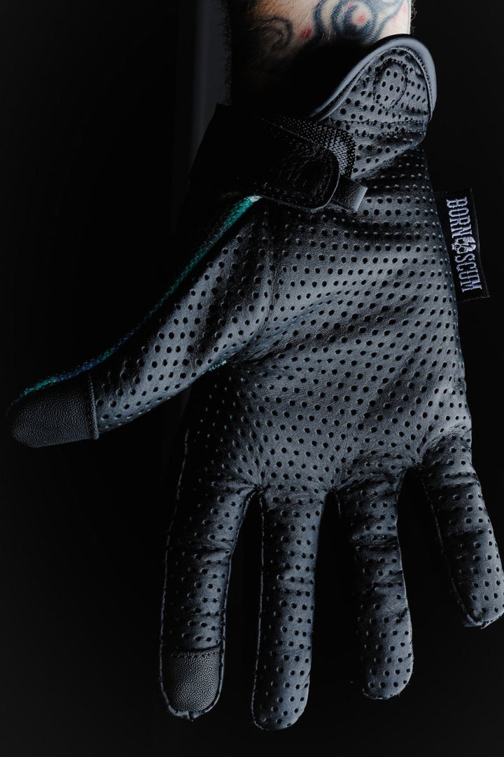 OG MX GLOVES SKULL ORANGE/CAMO - Born Scum