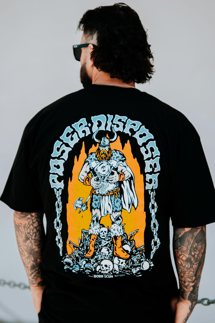 POSER DISPOSER T - SHIRT - Born Scum