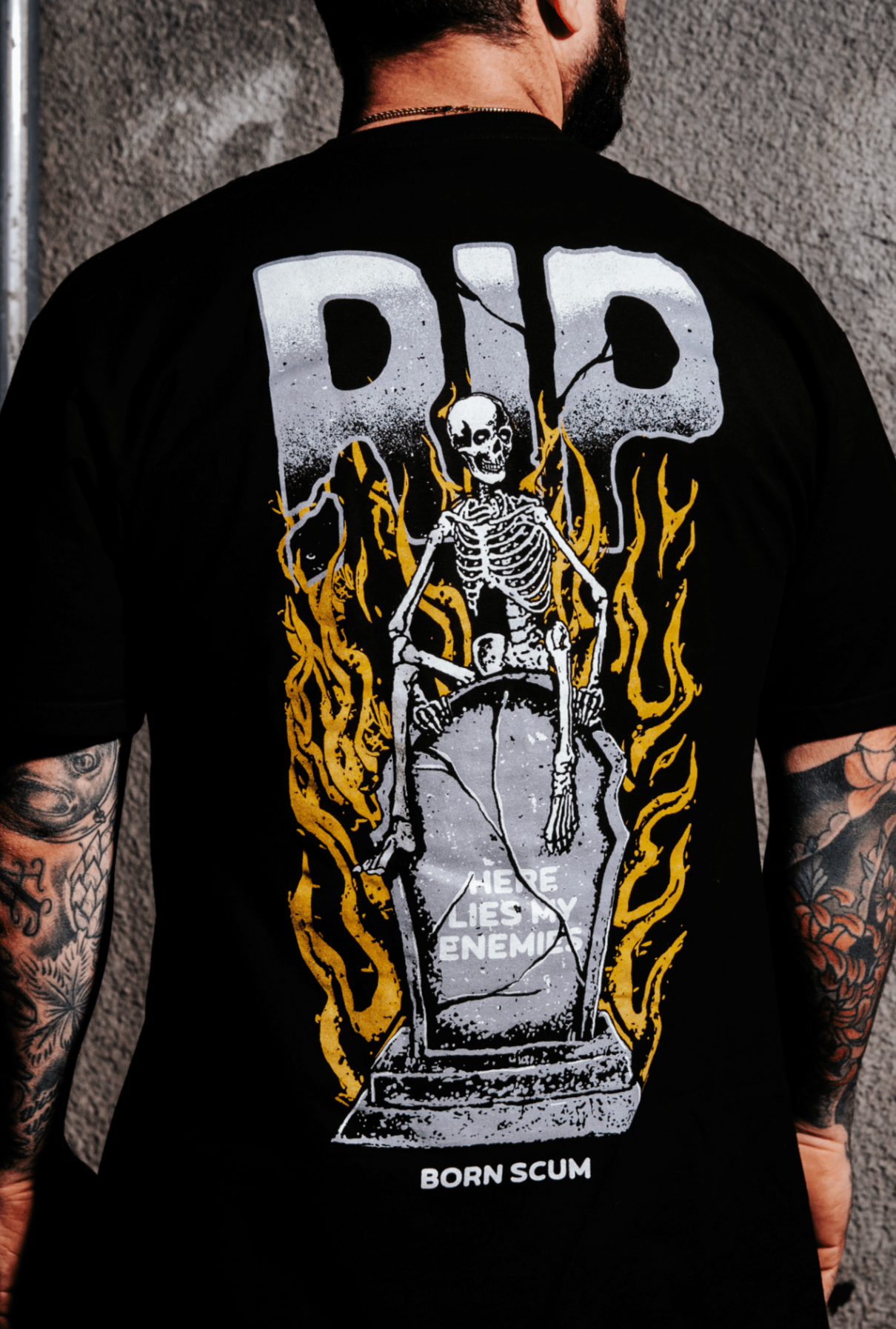 R.I.P. T - SHIRT - Born Scum