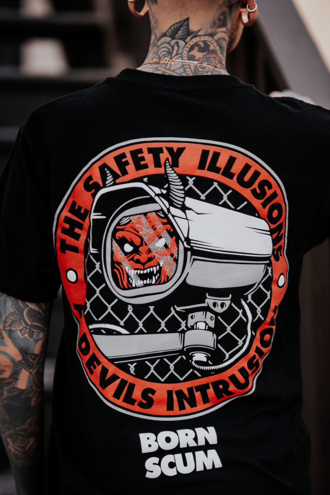 SAFETY ILLUSION T - SHIRT - Born Scum