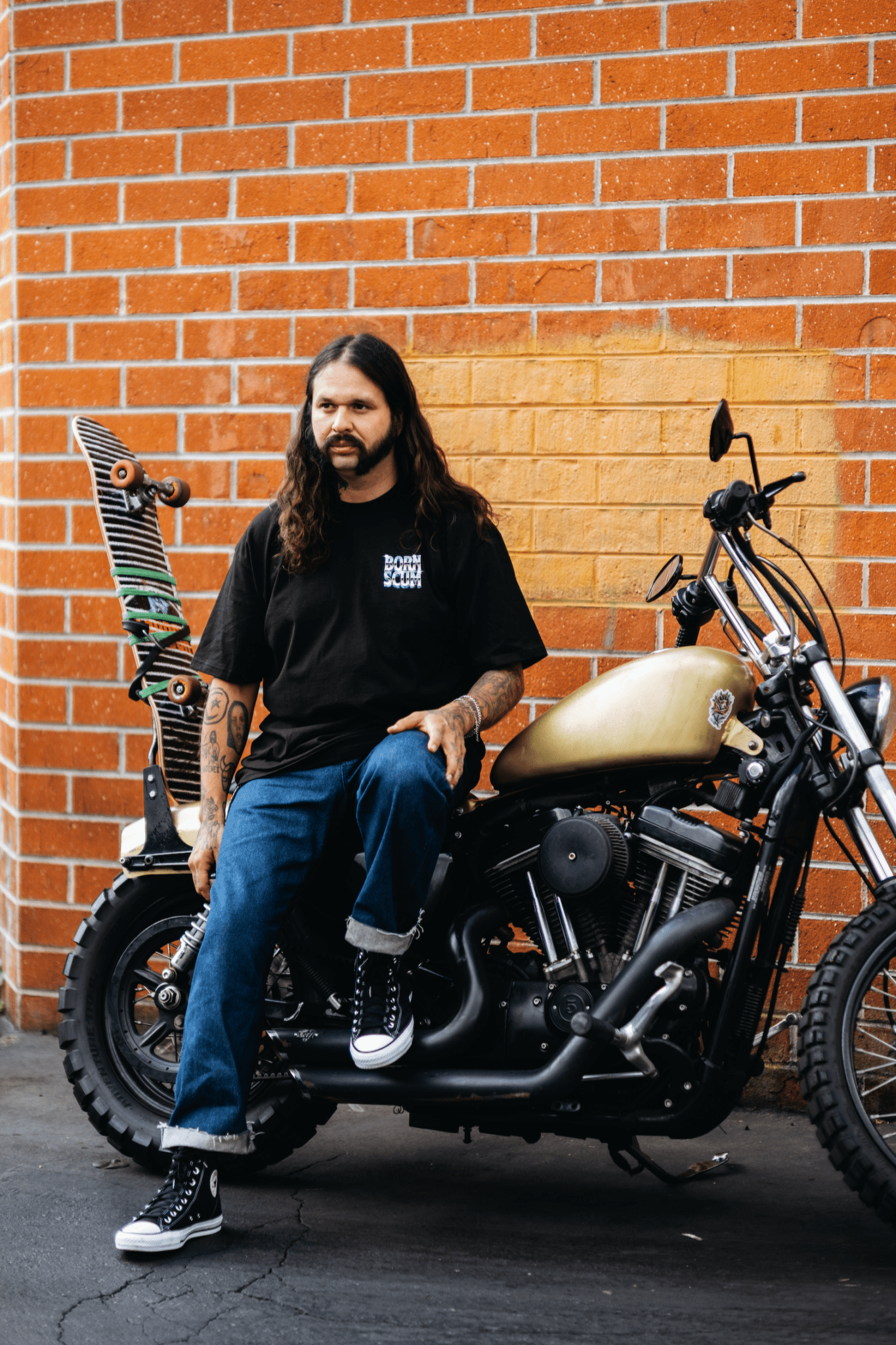 SHUT UP & RIDE T - SHIRT - Born Scum