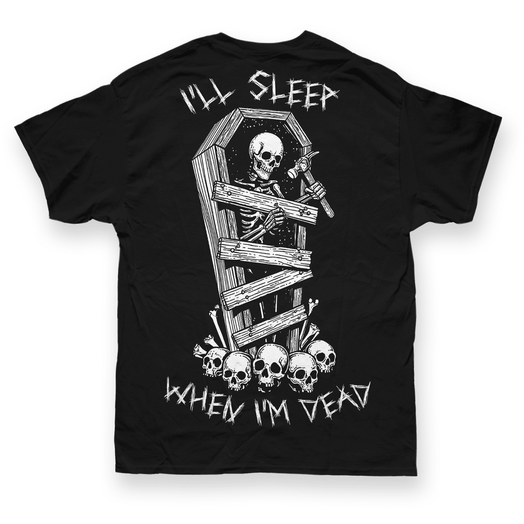 SLEEPIN' - USA HEAVY TEE - Born Scum
