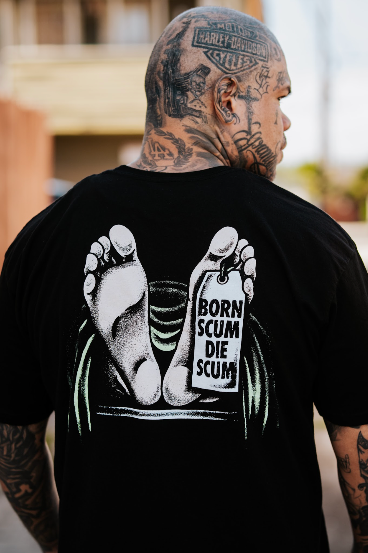 Toe Tag Heavyweight Tee | USA Cotton – Born Scum – Born Scum