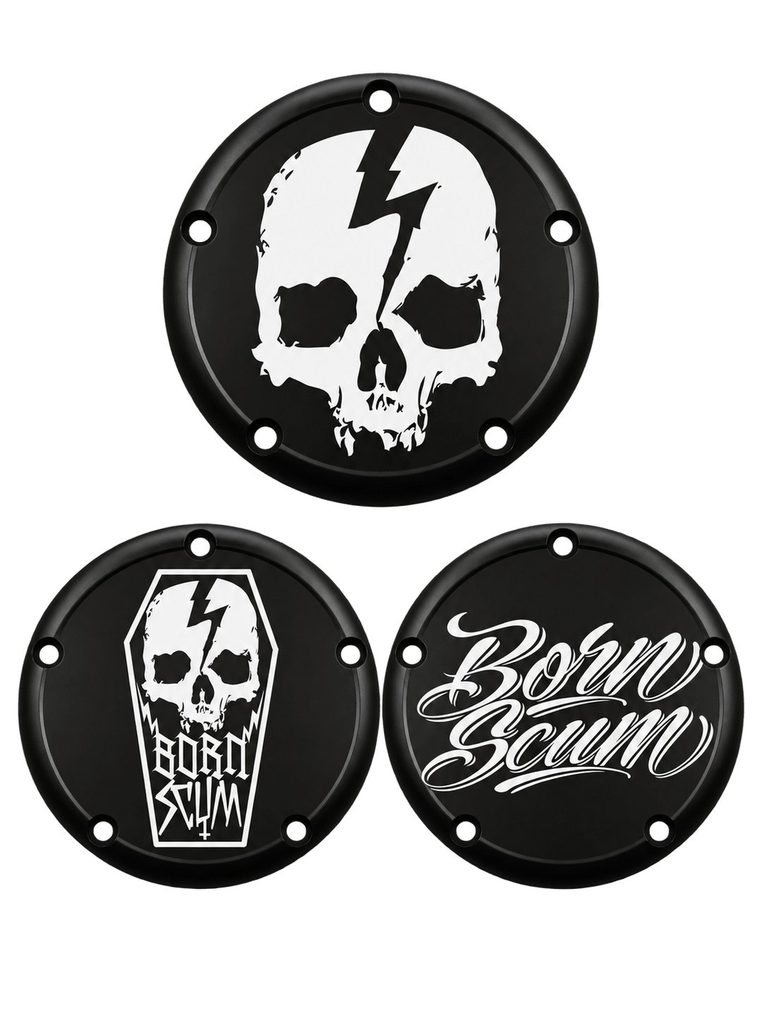 TWIN CAM DERBY COVER PRE-ORDER - Born Scum