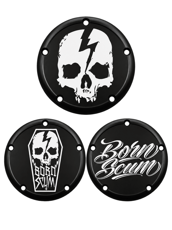 TWIN CAM DERBY COVER PRE-ORDER - Born Scum