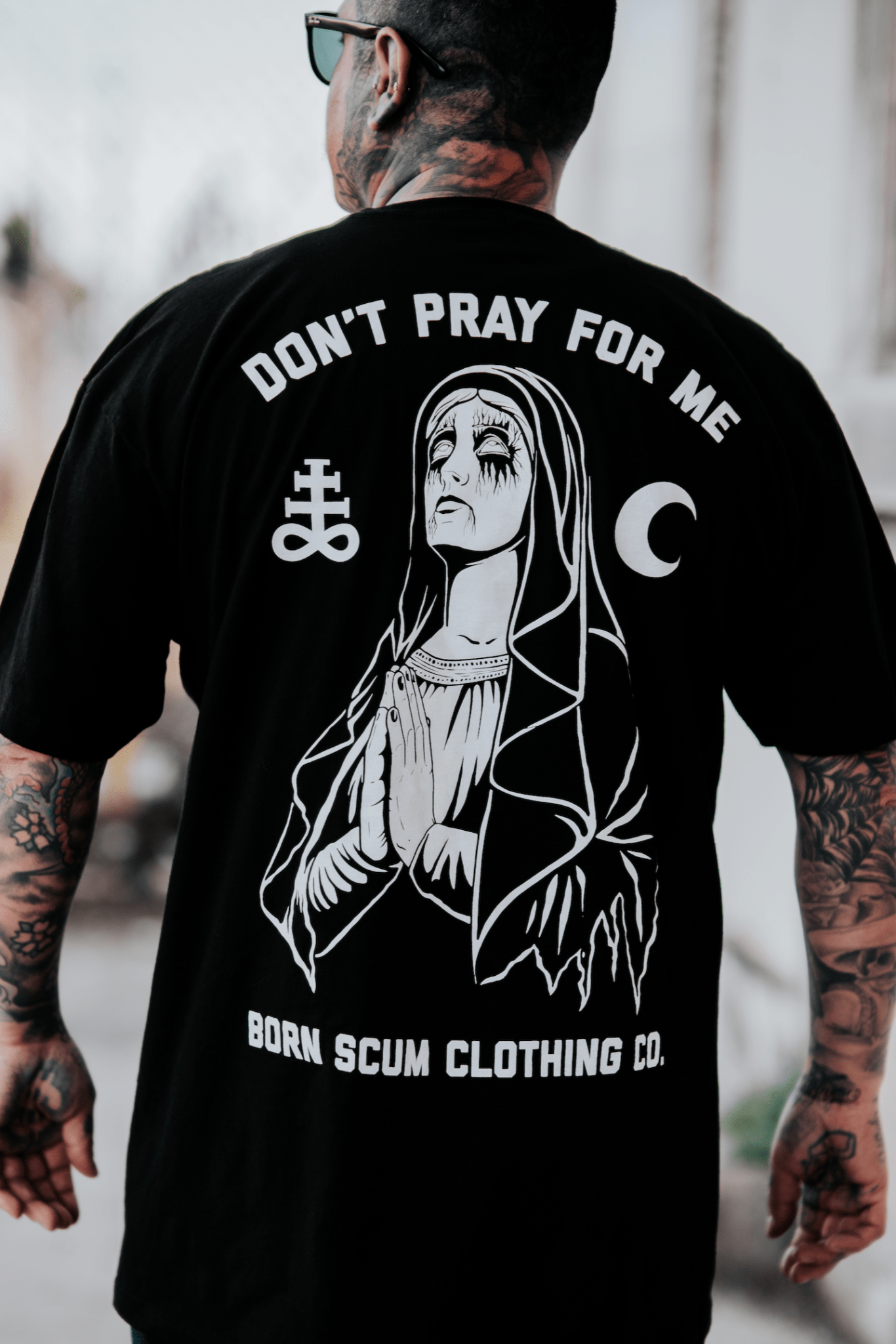V.2 DON'T PRAY FOR ME T - SHIRT - Born Scum