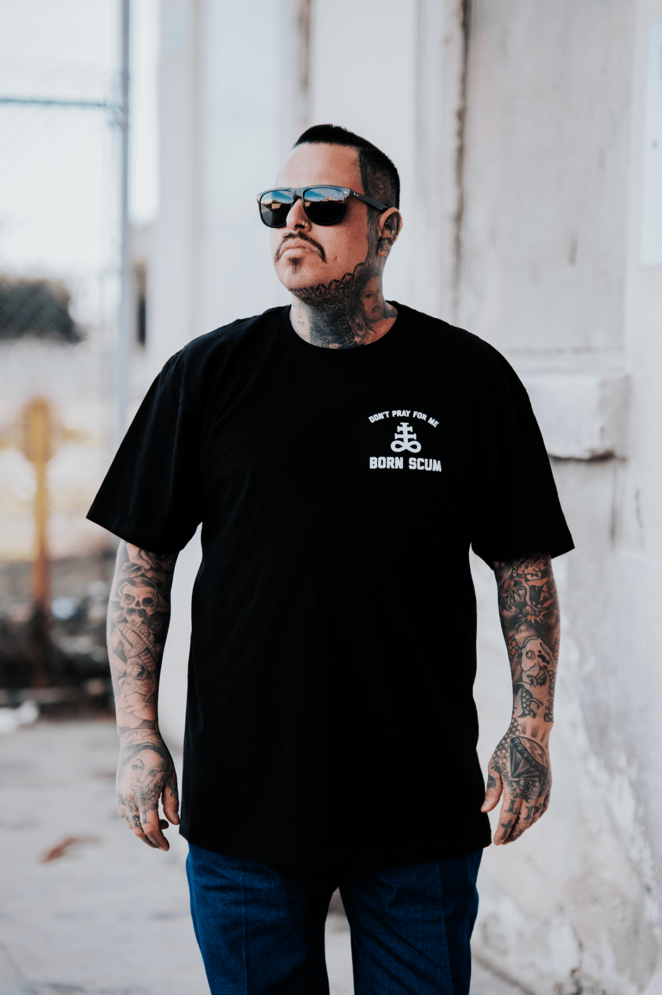 V.2 DON'T PRAY FOR ME T - SHIRT - Born Scum