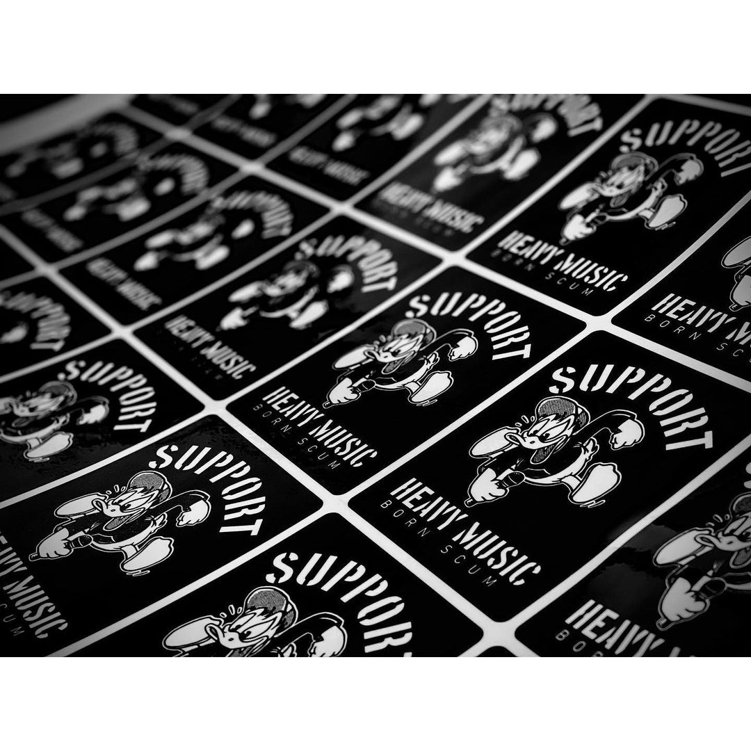 SUPPORT HEAVY MUSIC STICKER