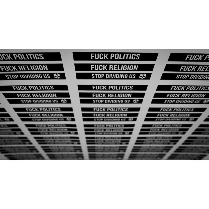 STOP DIVIDING US STICKER