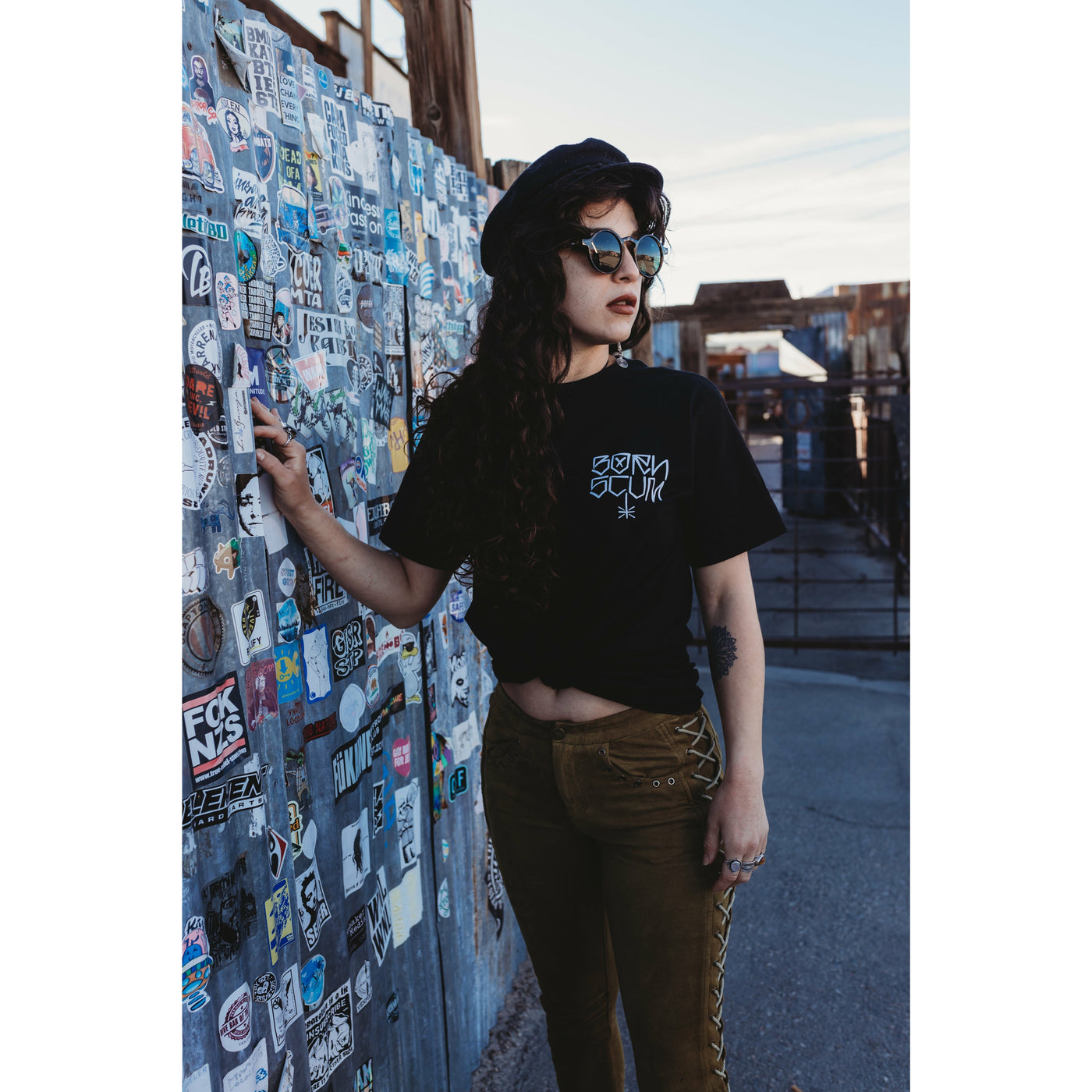 ○SCUM RIDERS SCUMBOY TATTOO COACH JACKET
