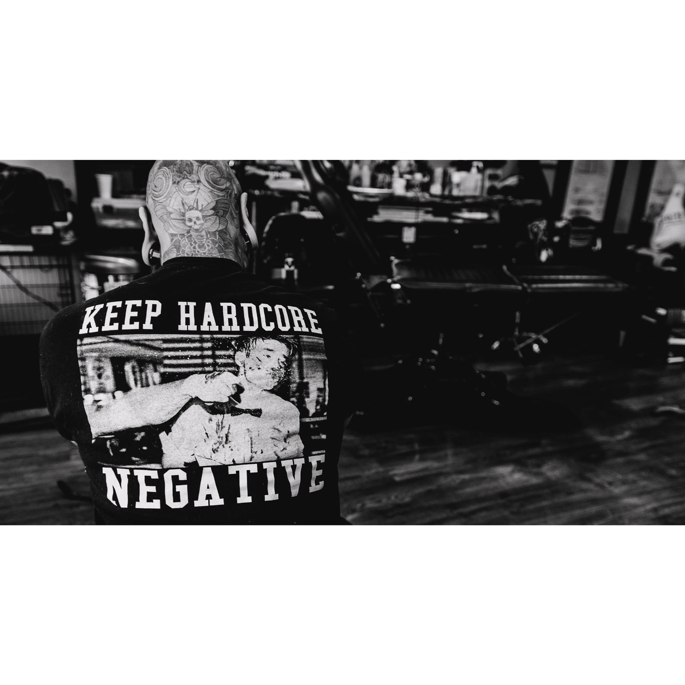 KEEP HARDCORE NEGATIVE T-SHIRT