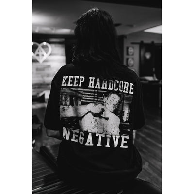 KEEP HARDCORE NEGATIVE T-SHIRT