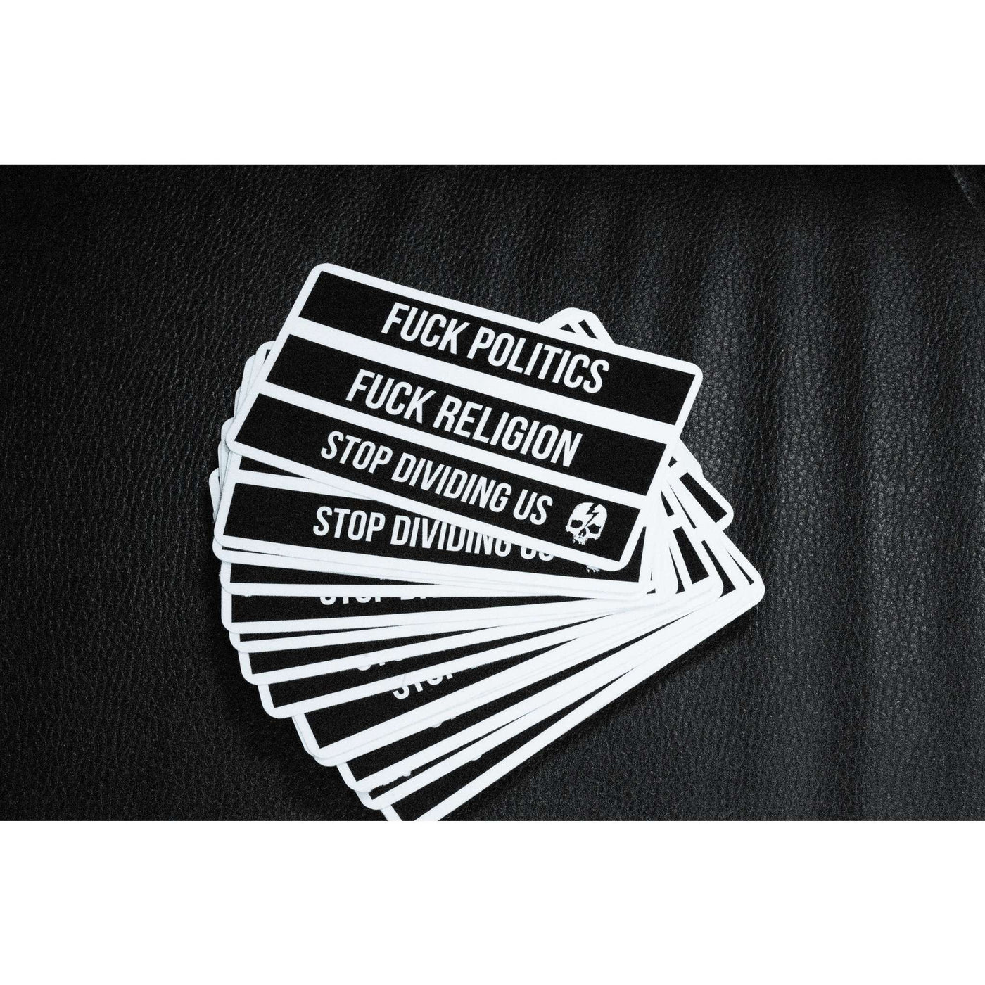 STOP DIVIDING US STICKER - Born Scum Clothing Co