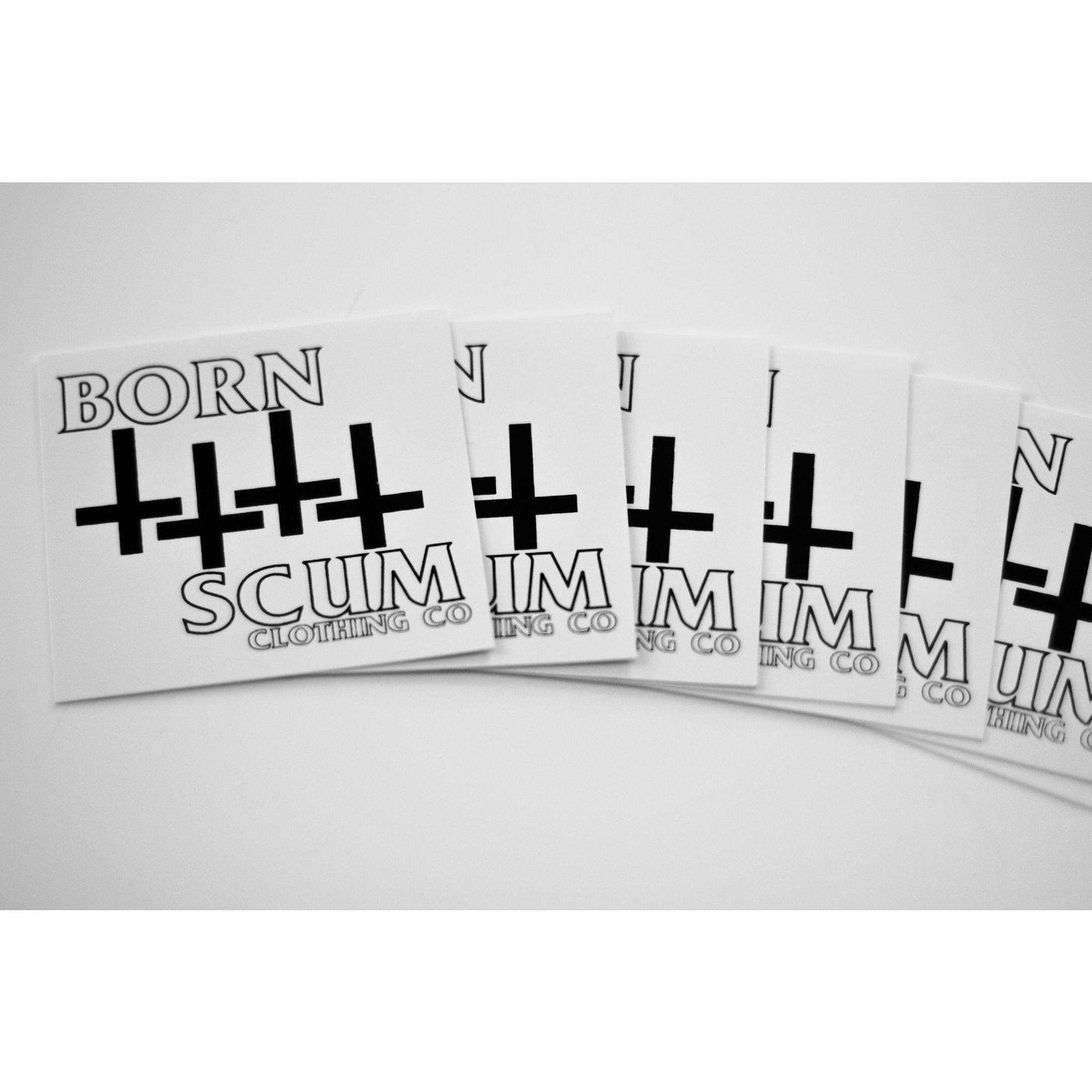 Rise Above Sticker - Born Scum Clothing Co