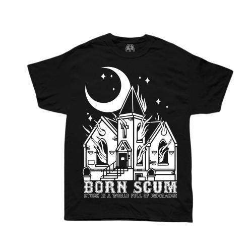 BURNING IGNORANCE T-SHIRT - Born Scum Clothing Co