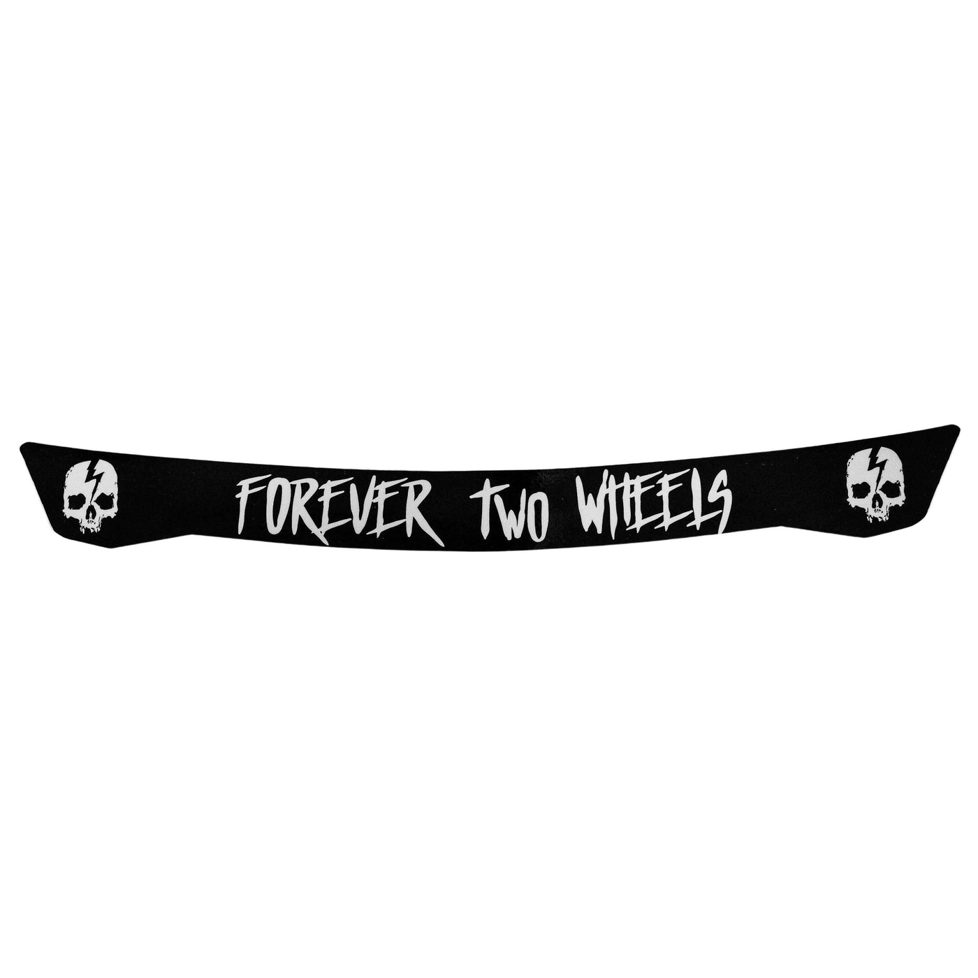 FOREVER TWO WHEELS HELMET VISOR - Born Scum Clothing Co