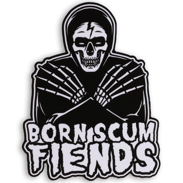 FIENDS STICKER - Born Scum Clothing Co